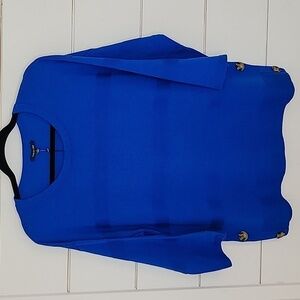 NWT Vision 155 large royal blue sweater